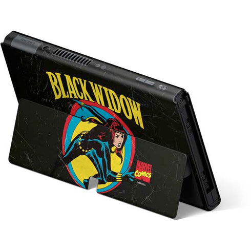 Marvel Classic Comics Black Widow Nintendo Switch OLED (2021) Skin